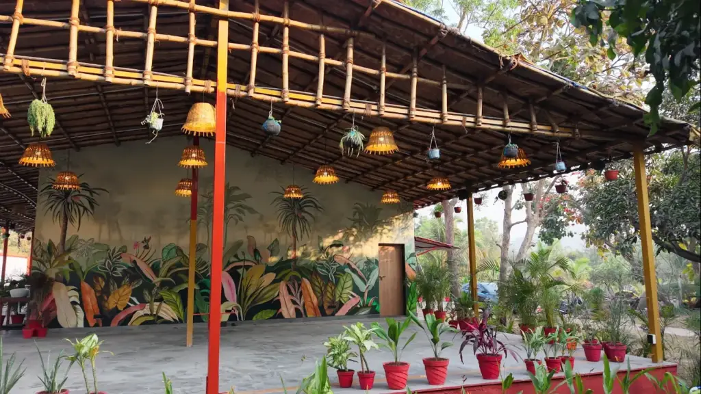 Dining Area of Mruda Farm stay resort
